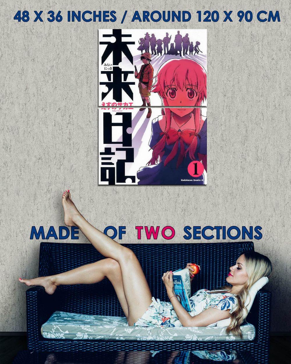 19610 Mirai Nikki Redial Anime Decor Wall Print Poster