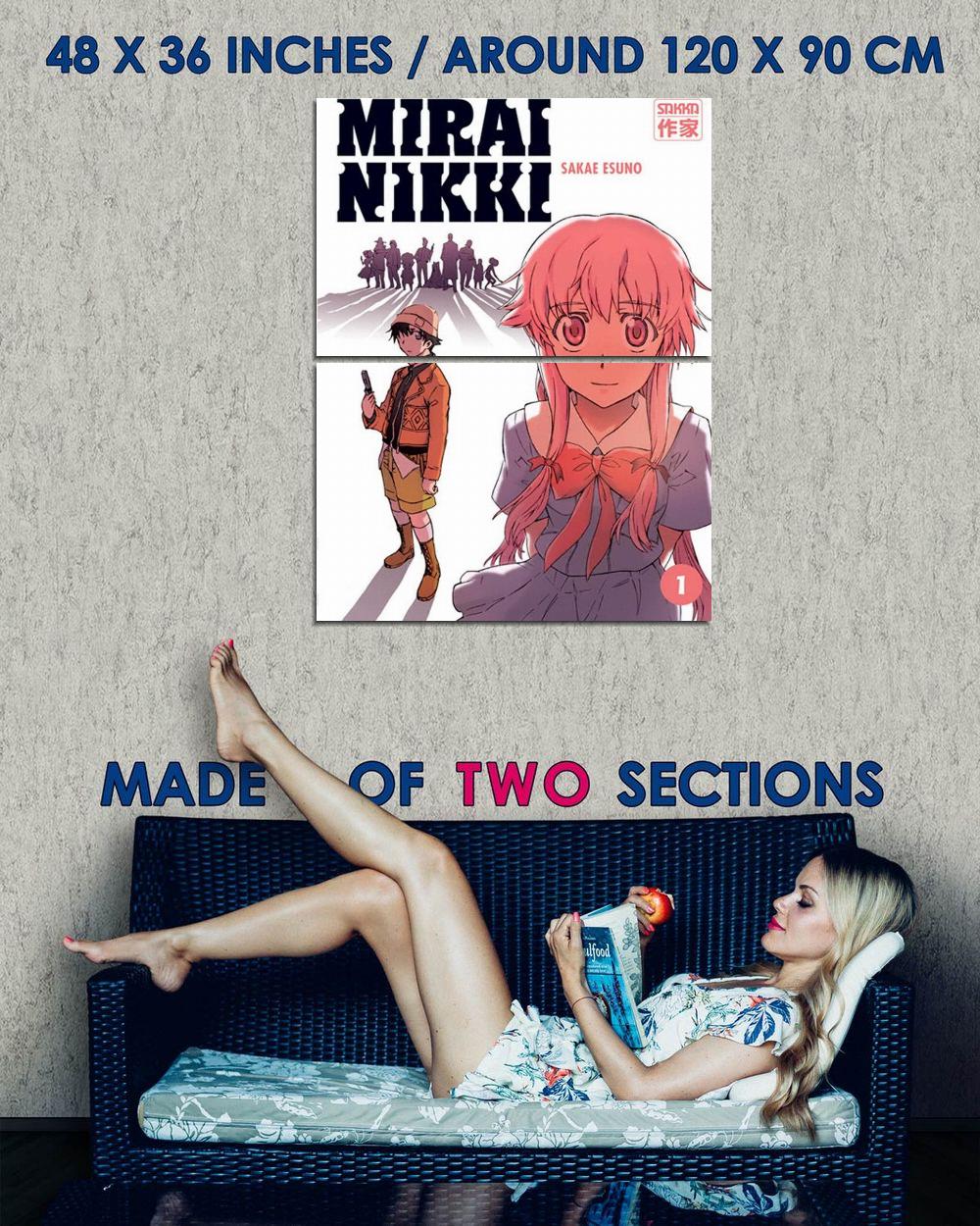 19947 Mirai Nikki Redial Anime Decor Wall Print Poster